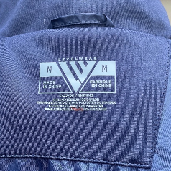 LevelWear Transition Navy Quilted Performance Zip Vest -Women's Size Medium - Picture 2 of 13